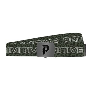 PRIMITIVE QUEST WEB BELT OLIVE