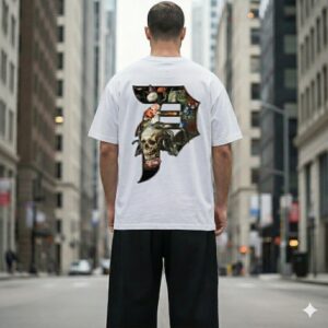 Alternative view of PRIMITIVE EXIST TEE WHITE