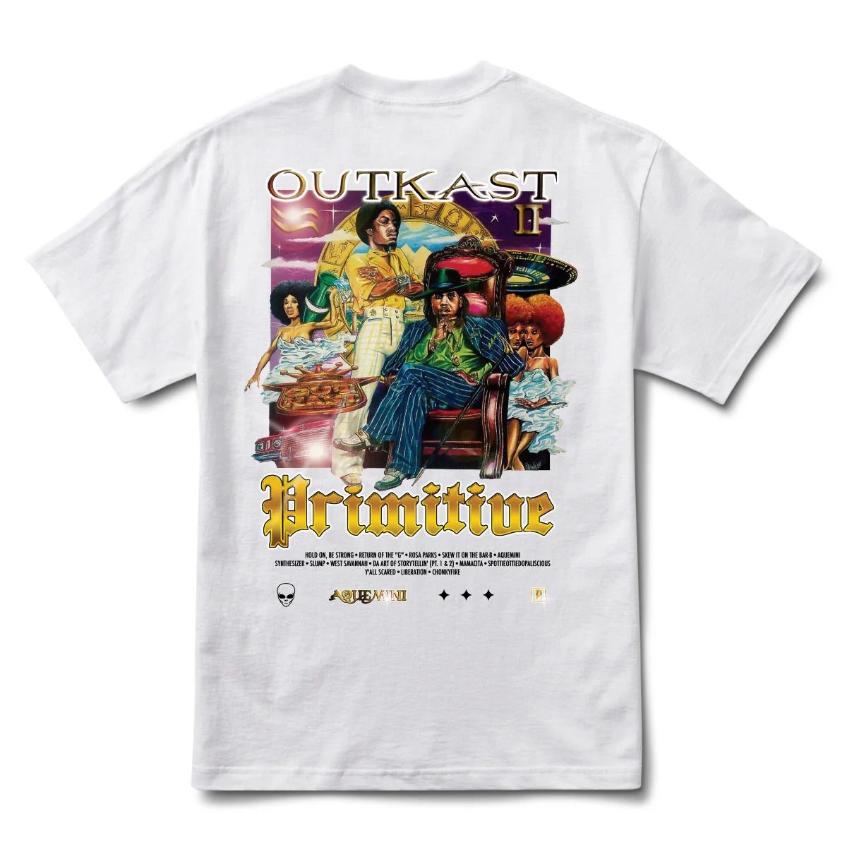 PRIMITIVE AQUEMINI TEE WHITE B品