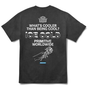 PRIMITIVE ICE COLD HW TEE WASHED BLACK