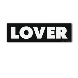 COLOR BARS LOVER STICKER
