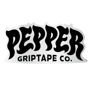PEPPER STICKER 5 BLACK LOGO 5PK