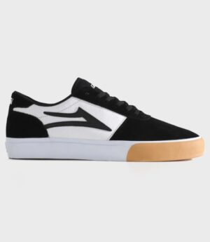 LAKAI MANCHESTER BLACK WHITE GUM TOE