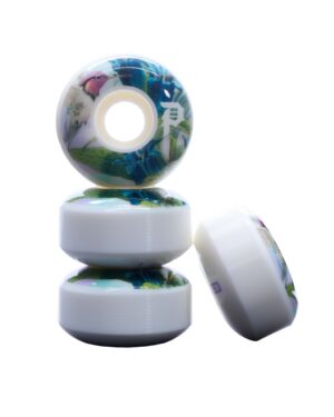 【下代2500円】PRIMITIVE HUMMING TEAM WHEEL WHITE 53mm - 画像 (3)