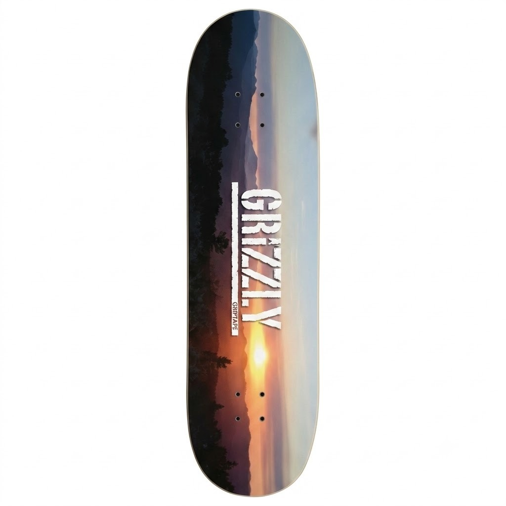 GRIZZLY SUNSET STAMP DECK