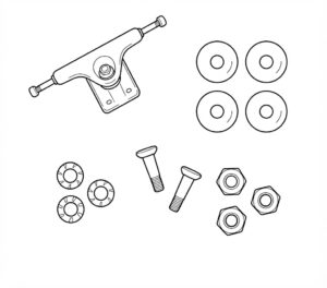 【下代3900円】OSC ORIGINAL足回りセット TRUCK 4.75