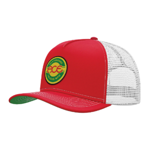 ACE RASTA SEAL TRUCKER HAT RED
